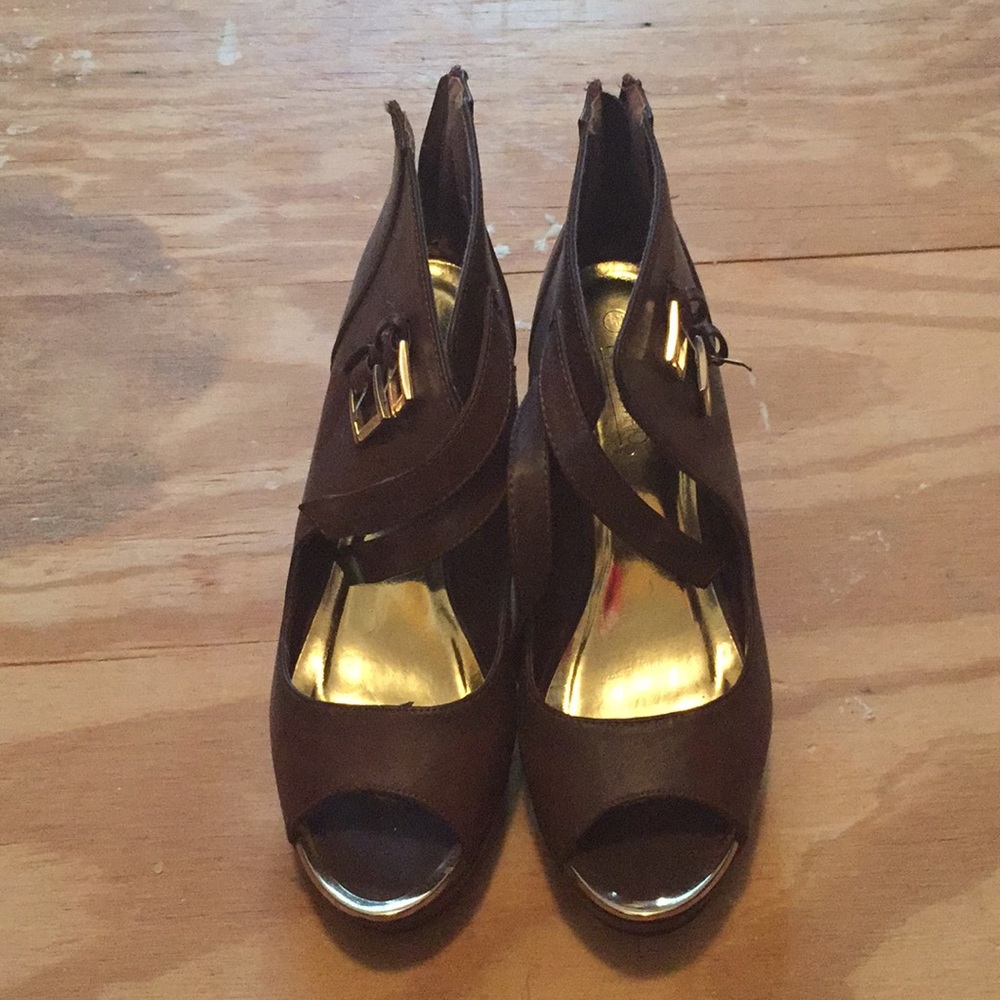 Heel Brown Shoes